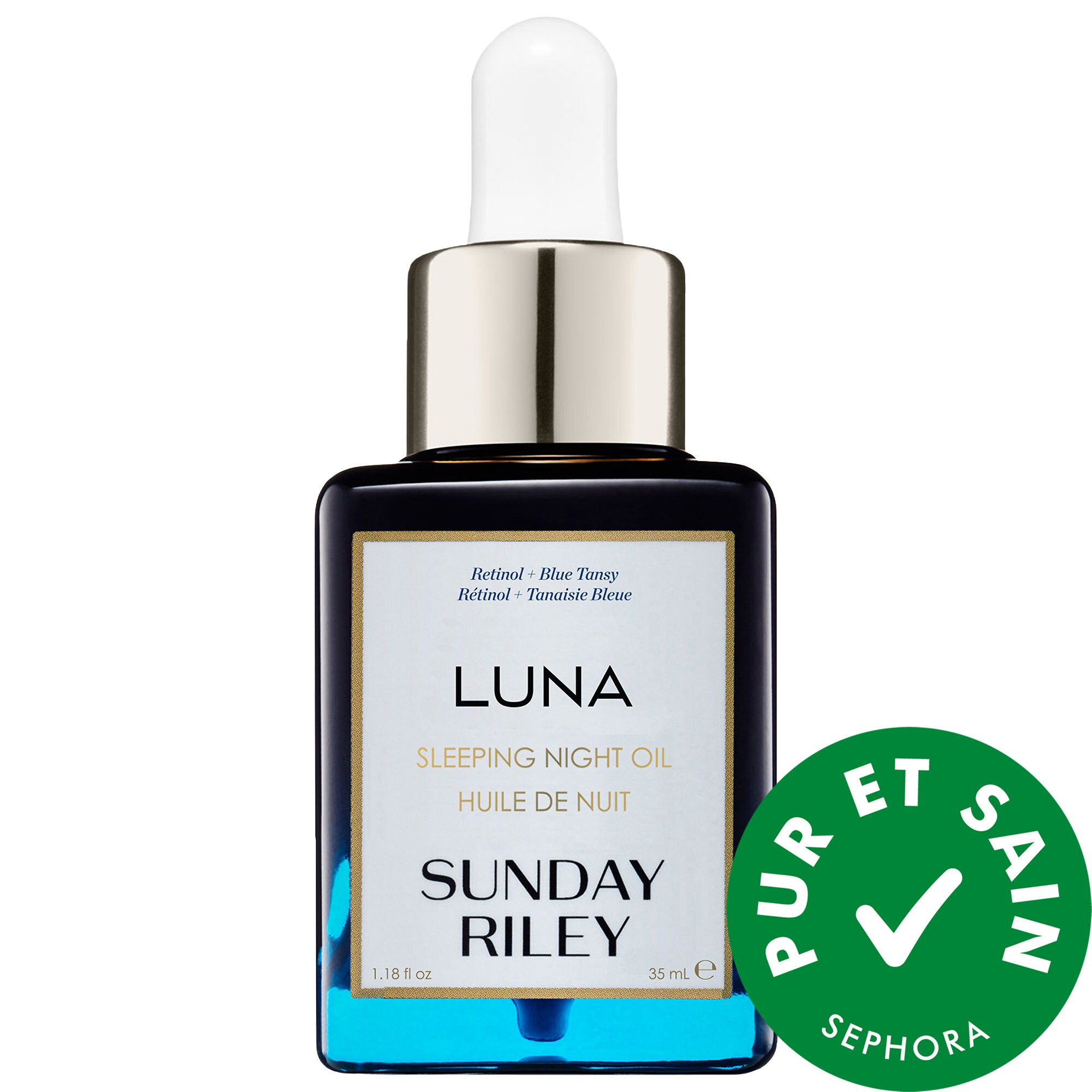 Sunday Riley Huile de nuit au rétinol Luna mL
