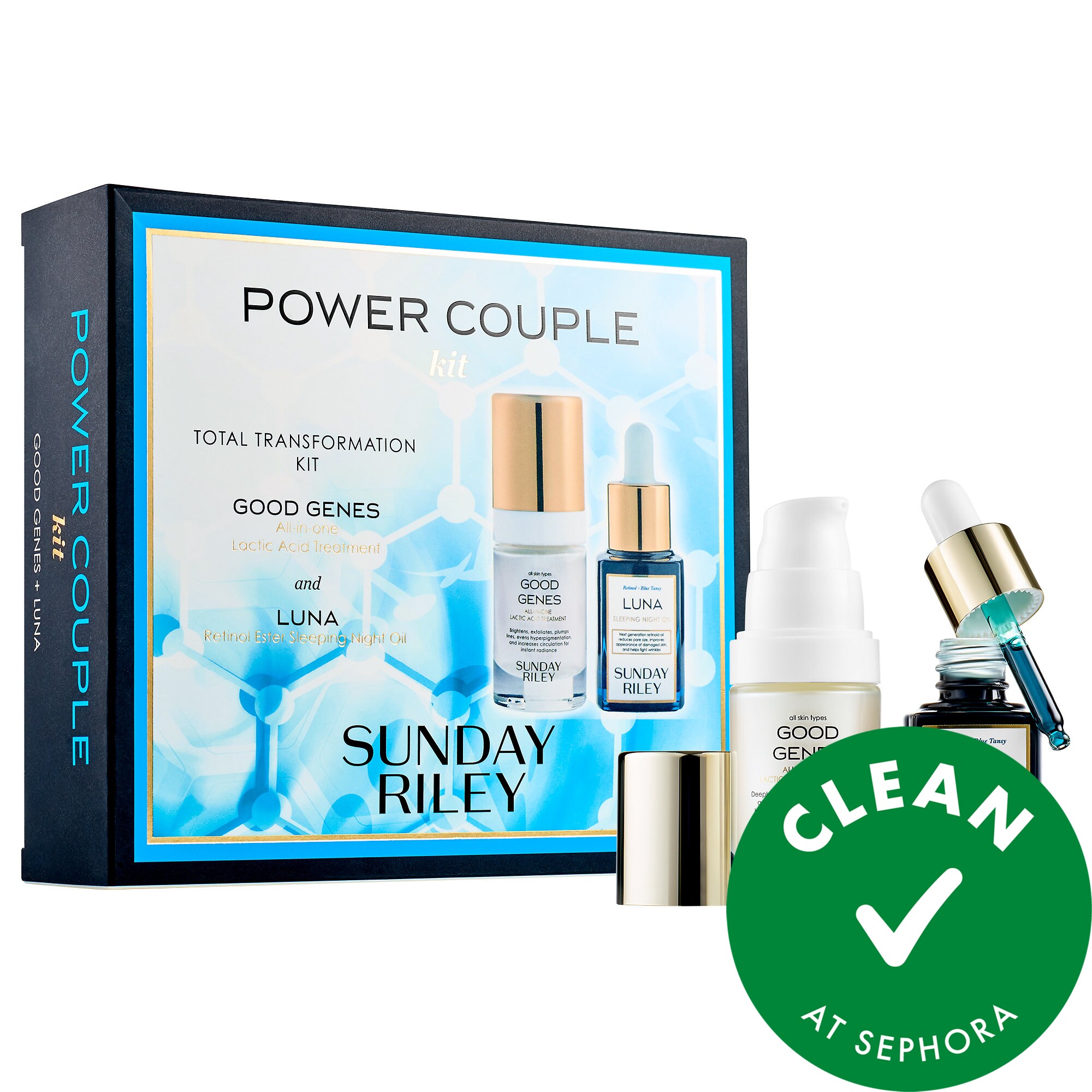 Sunday Riley Power Couple Advanced Retinol and Lactic Acid Duo
