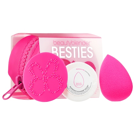 Besties Makeup Sponge and Cleanser Set