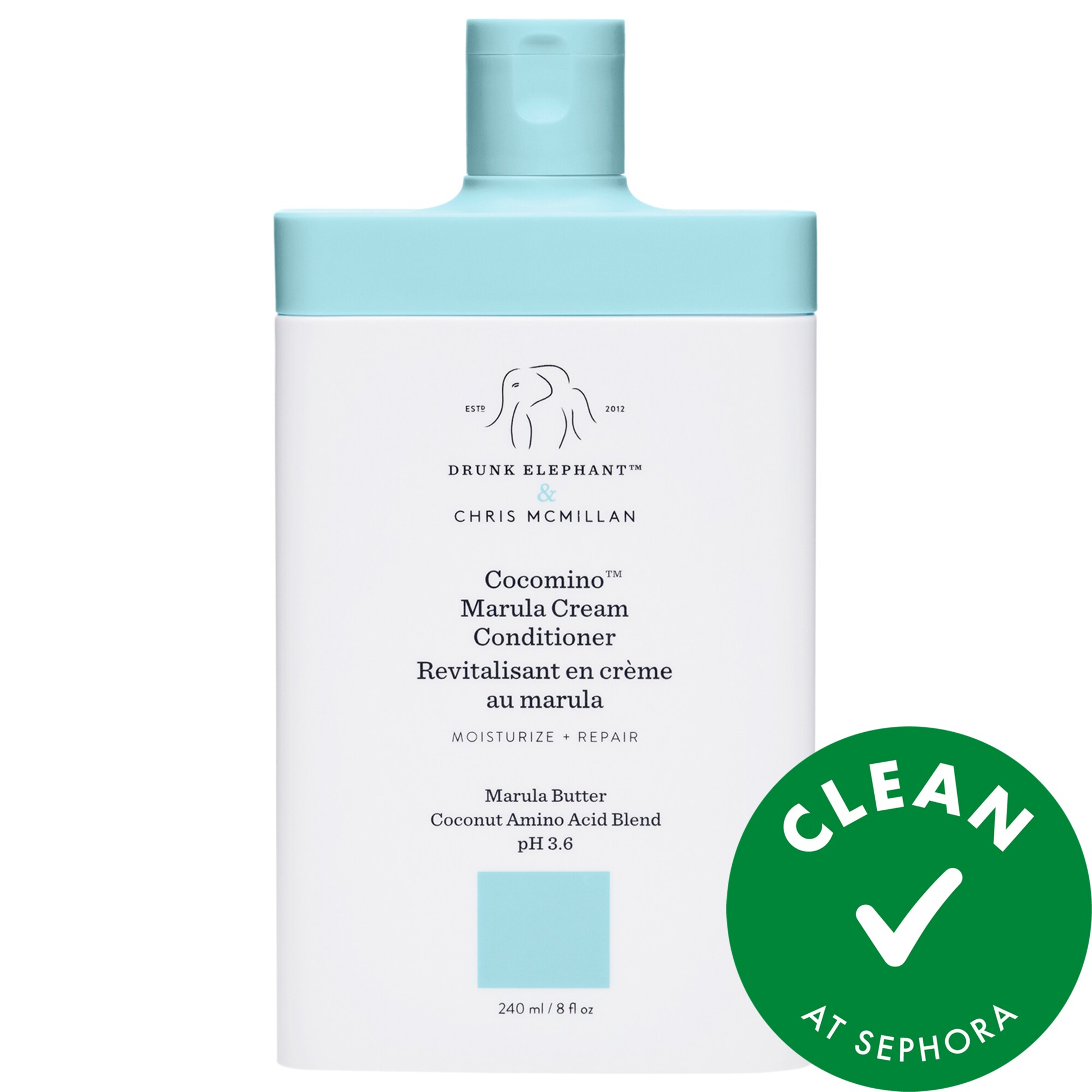 Drunk Elephant Cocomino™ Marula Cream Conditioner 8.0 oz/ 240 mL