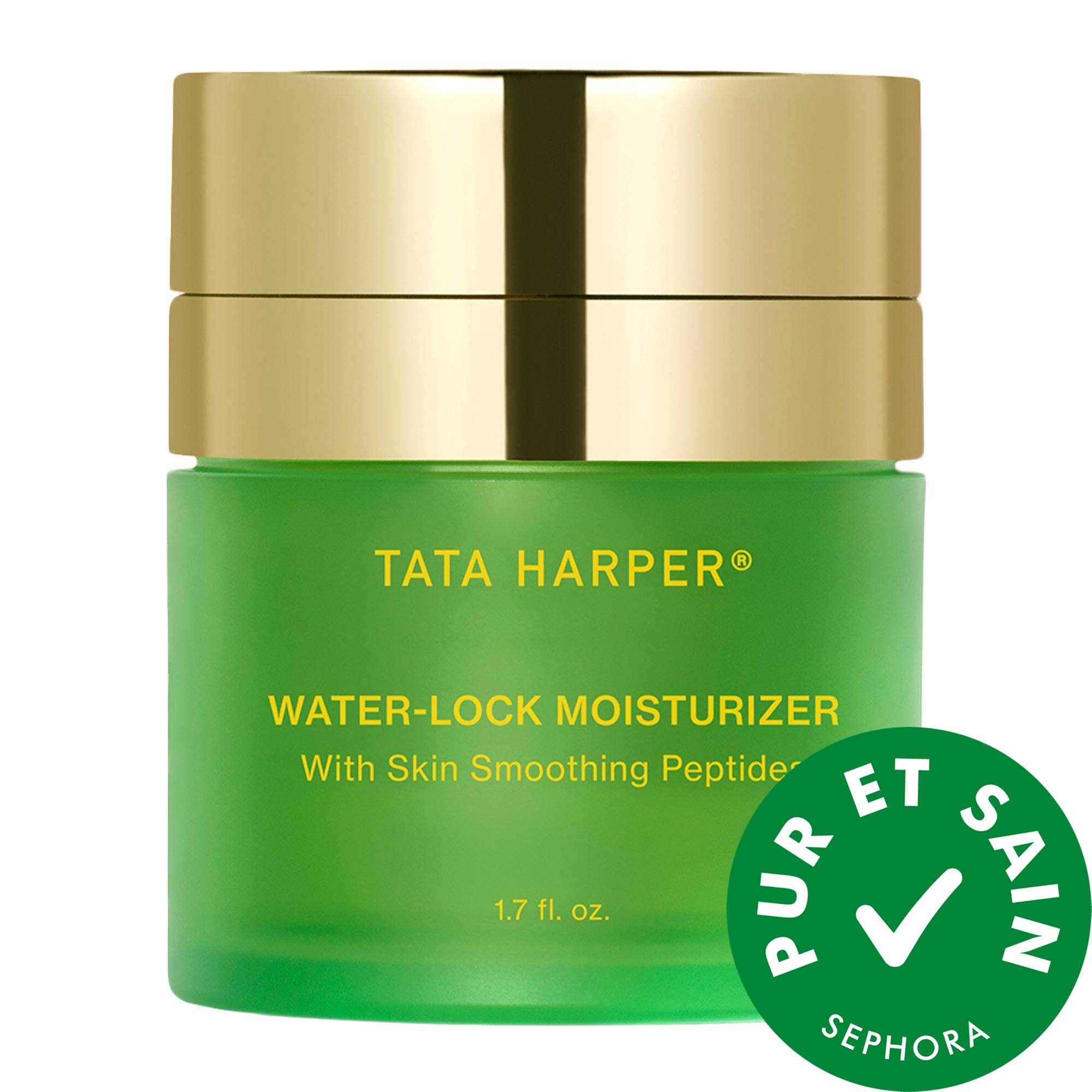 Tata Harper Hydratant rechargeable Water-Lock avec peptides pour adoucir la peau et acide hyaluronique 1.7 oz/ 50 mL
