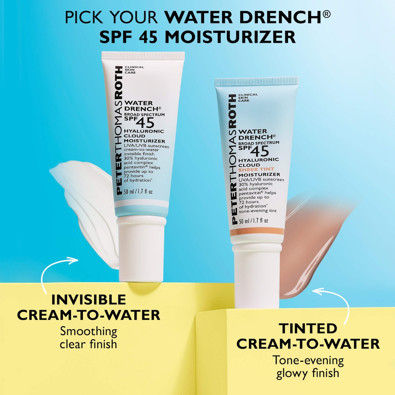 Увлажняющий крем с гиалуроновой кислотой Peter Thomas Roth Water Drench SPF 45 — фото 8