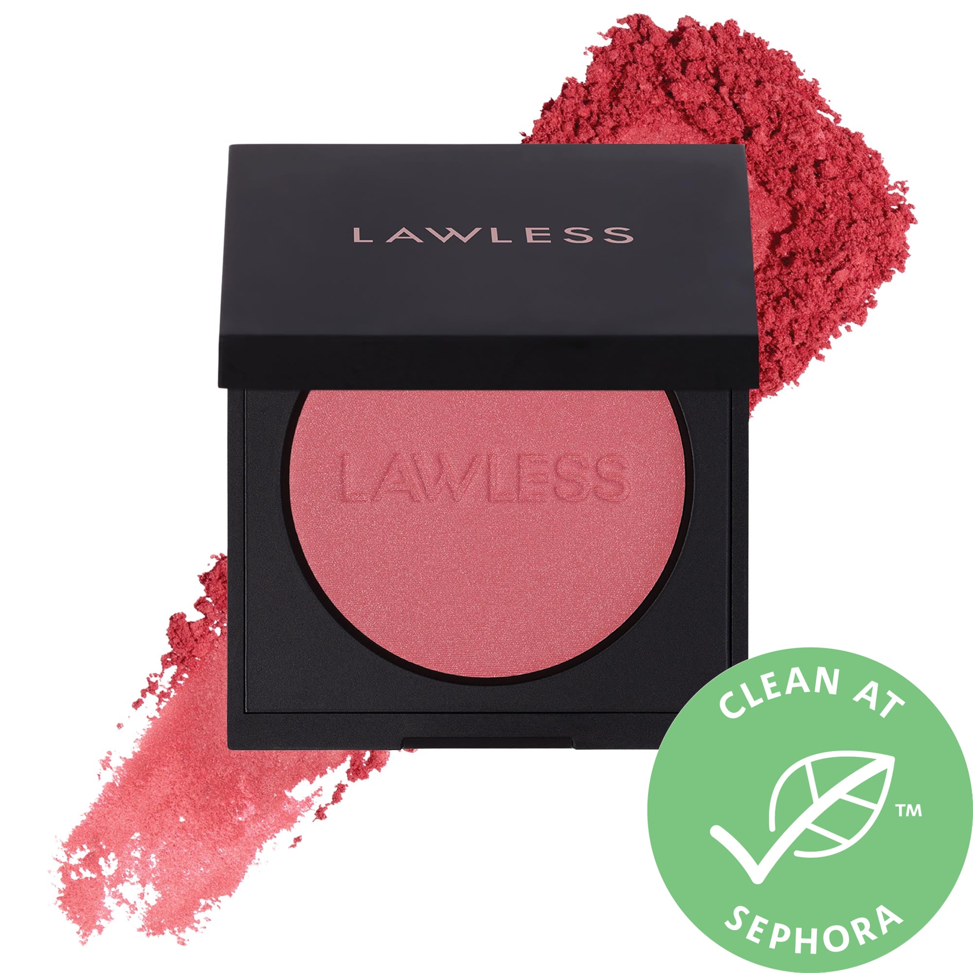 LAWLESS MAKE ME BLUSH TALC-FREE VELVET BLUSH DESERT ROSE 0.18 OZ/ 5.5 G