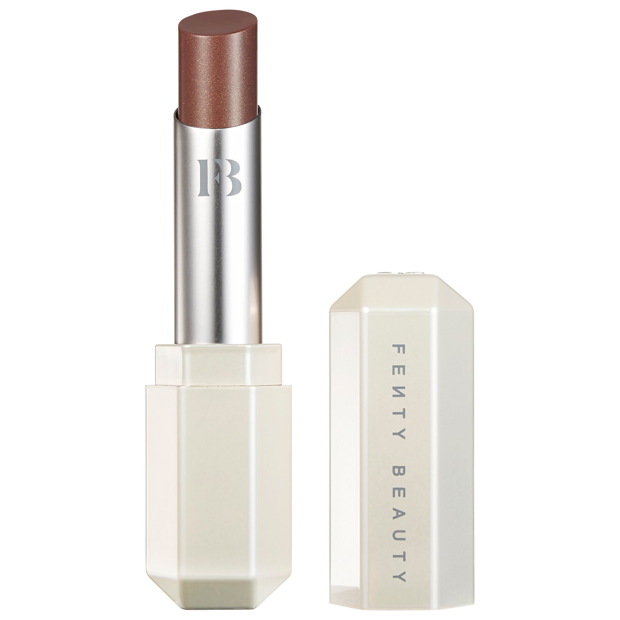 Thumbnail of Fenty Beauty by Rihanna Slip Shine Sheer Shiny Lipstick 09 Bubble Rum
