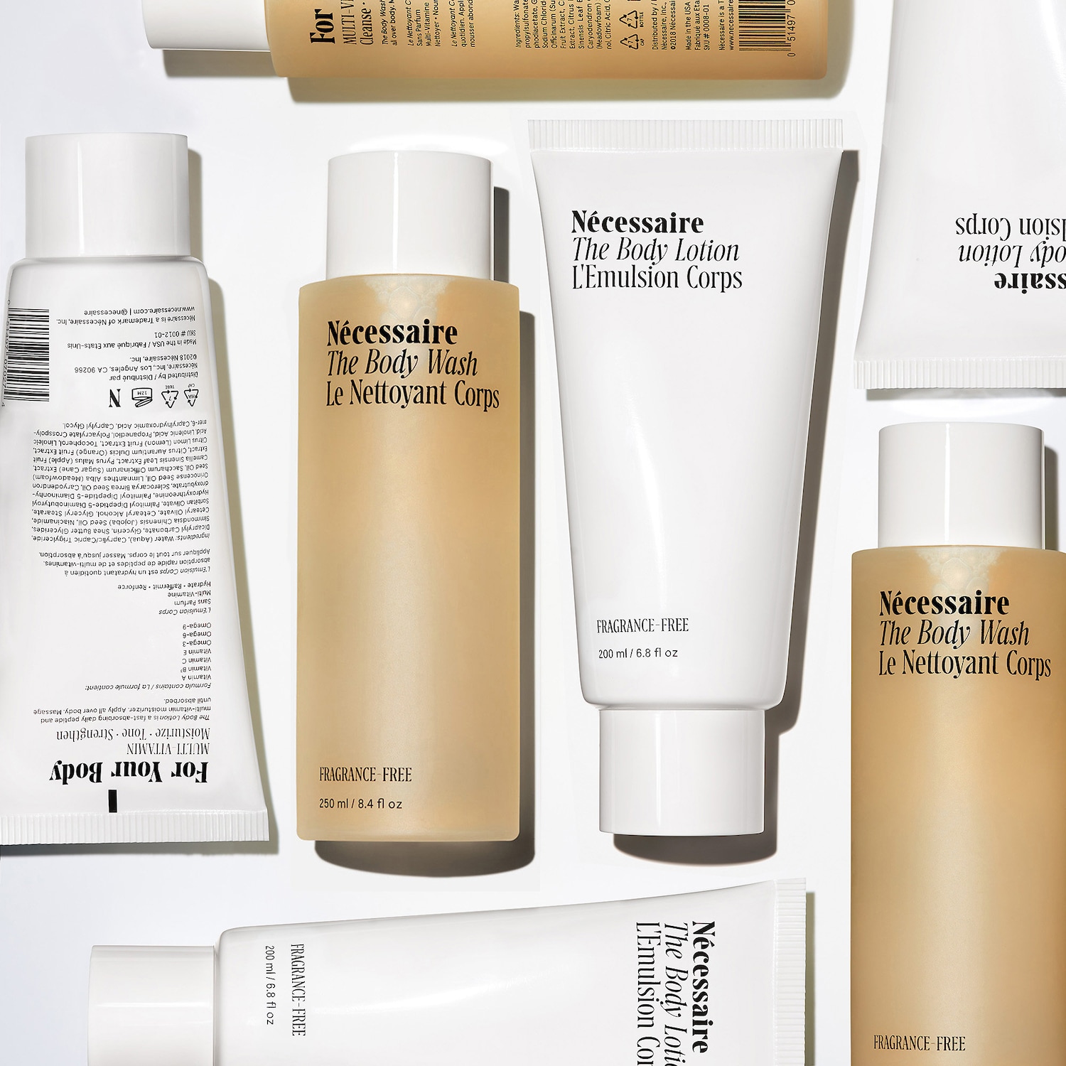 Укрепляющий лосьон для тела с 5 пептидами и 2,5% ниацинамида Nécessaire The Body Lotion — фото 6