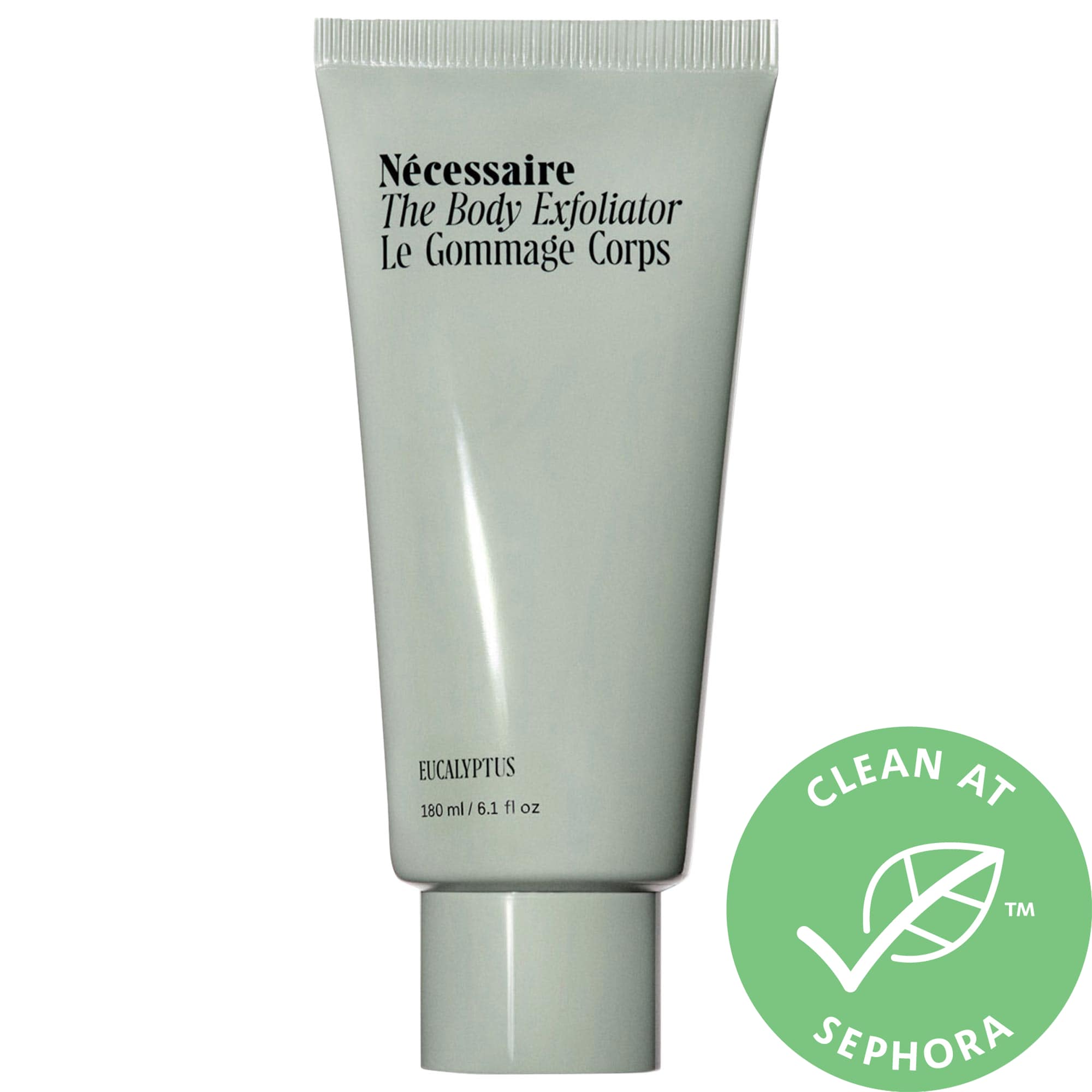 Necessaire The Body Exfoliator - With Bamboo Charcoal Eucalyptus 6.1 oz/ 180 ml