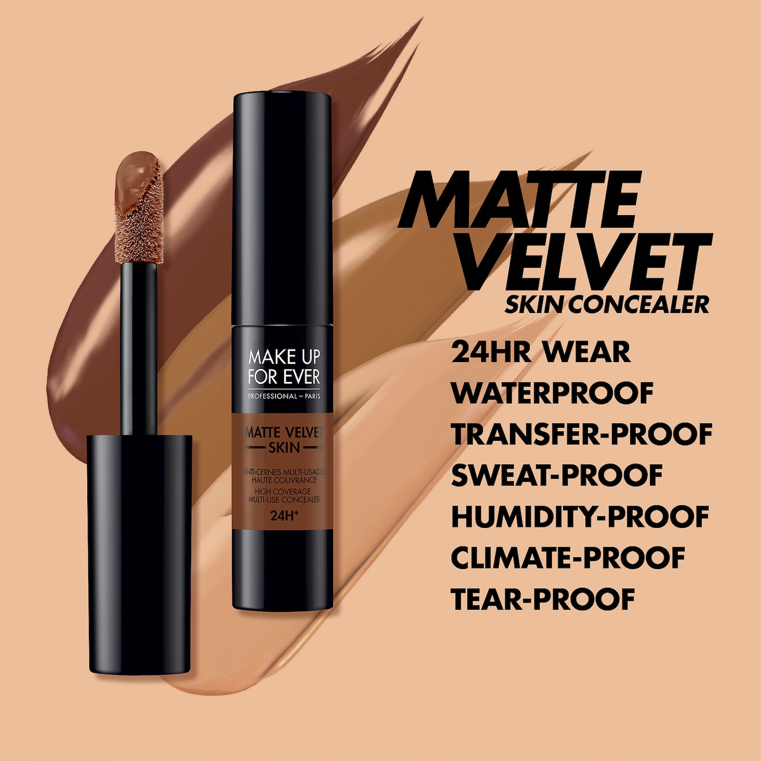 Correcteur polyvalent haute couvrance pour peau de velours mat