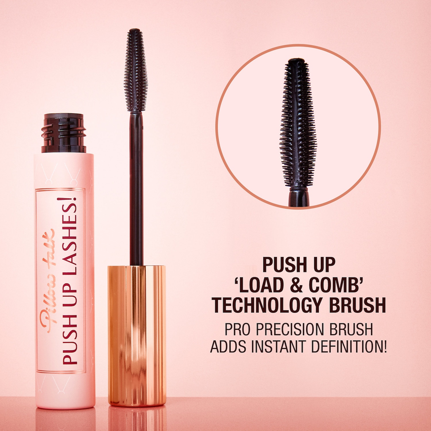 Тушь для объёма и удлинения ресниц Charlotte Tilbury Pillow Talk Push Up Lashes — фото 4