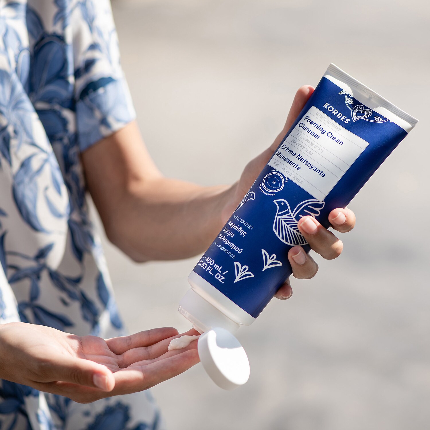 korres greek yogurt foaming cleanser