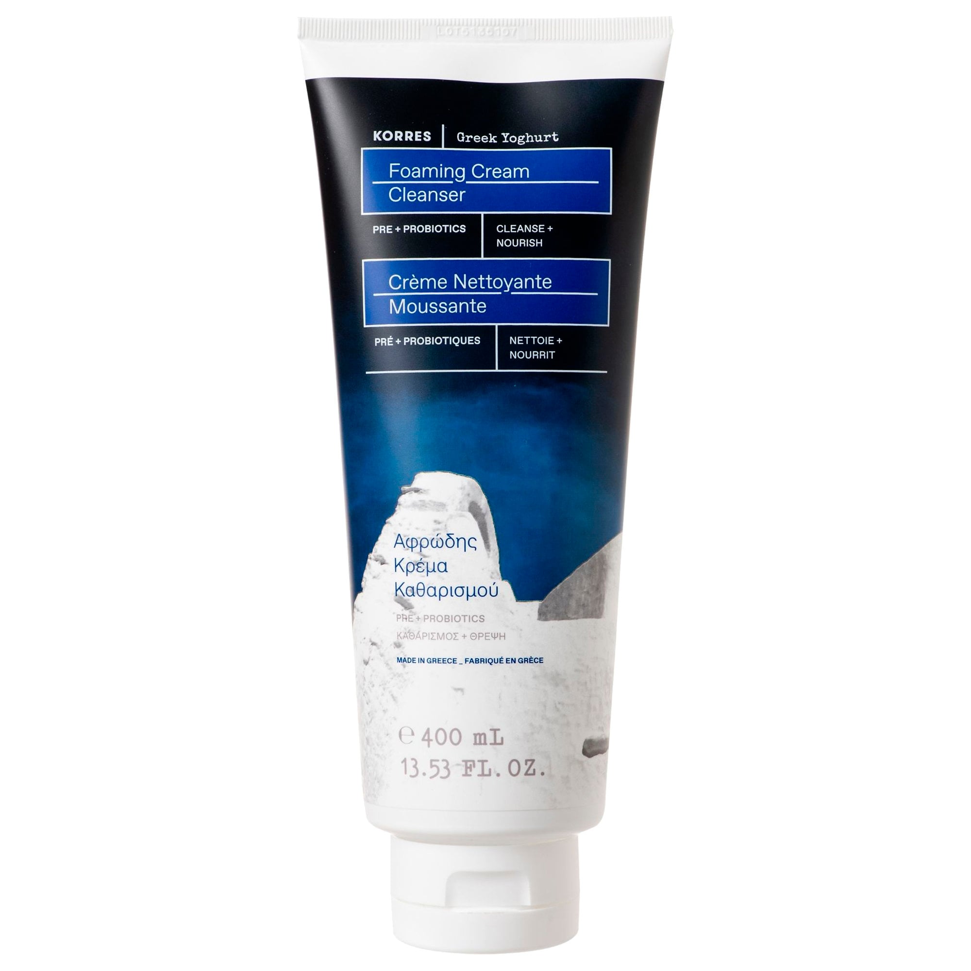 korres greek yogurt foaming cleanser
