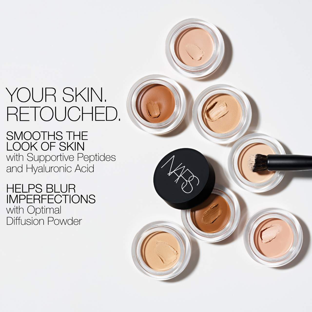 Стойкий консилер полного покрытия с гиалуроновой кислотой NARS Soft Matte Complete, цвет: Affogato — фото 6