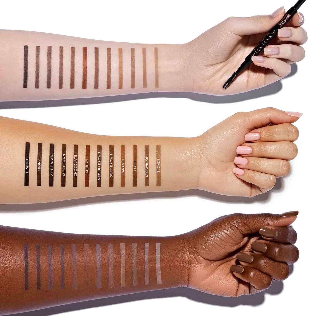 Ультратонкий карандаш для бровей Anastasia Beverly Hills Brow Wiz, цвет: Пепельный коричневый — фото 4