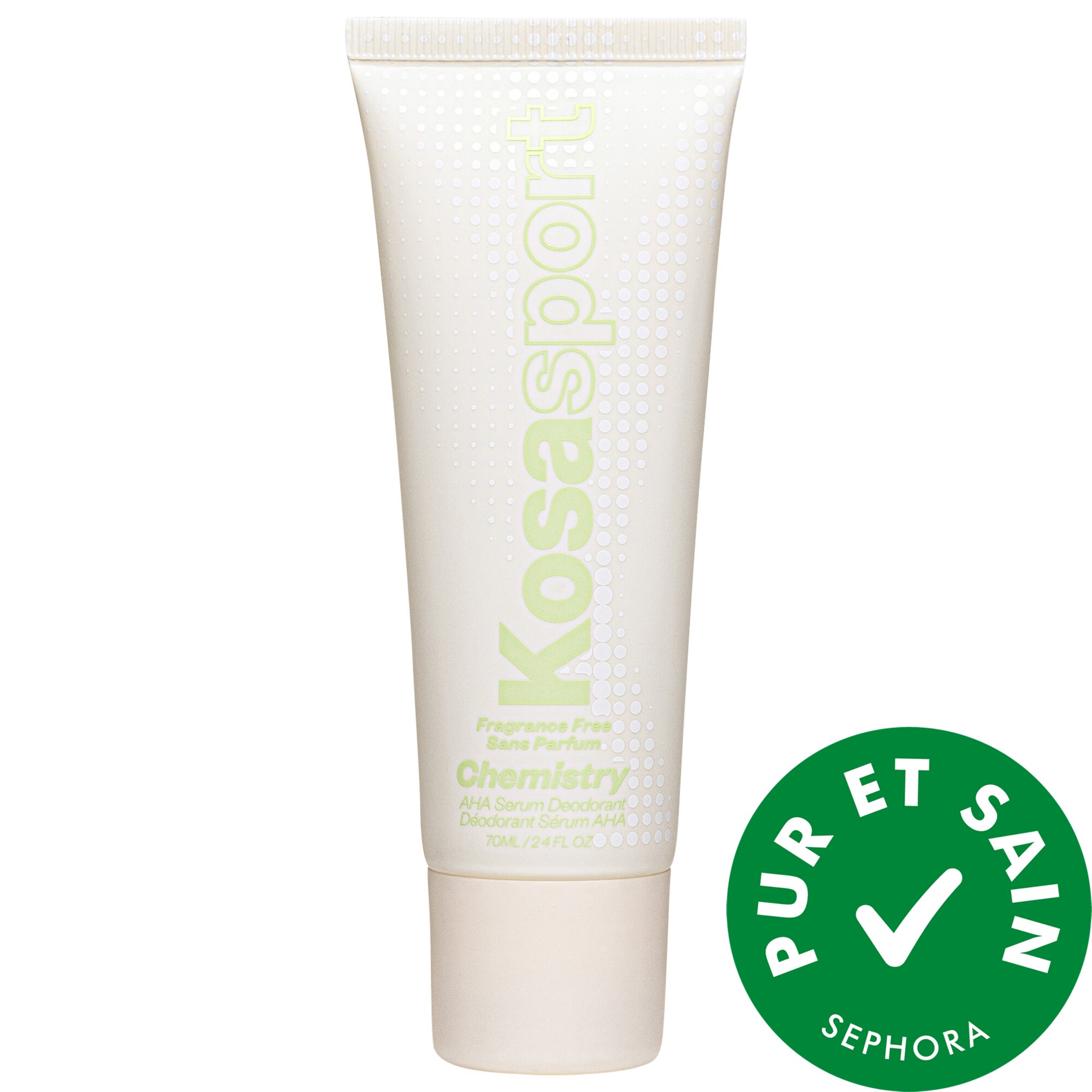 Kosas Sérum déodorant Chemistry AHA 2.4 70 mL