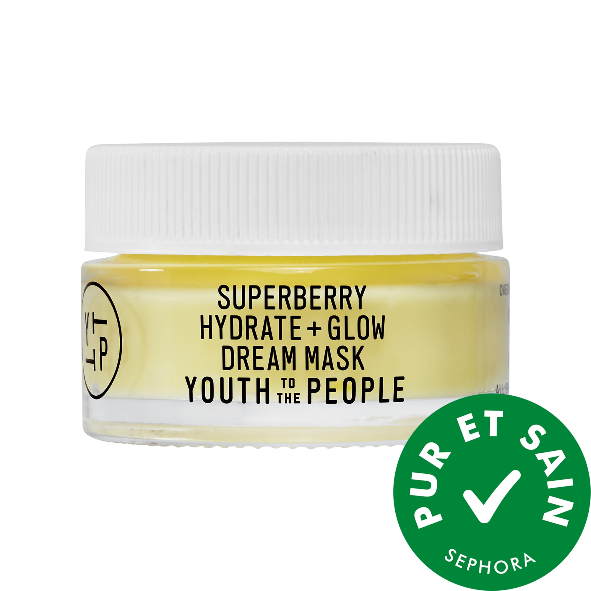 Youth To The People Minicrème de nuit et masque avec vitamine C Superberry Hydrate + Glow Dream 0.5 oz/15 ml