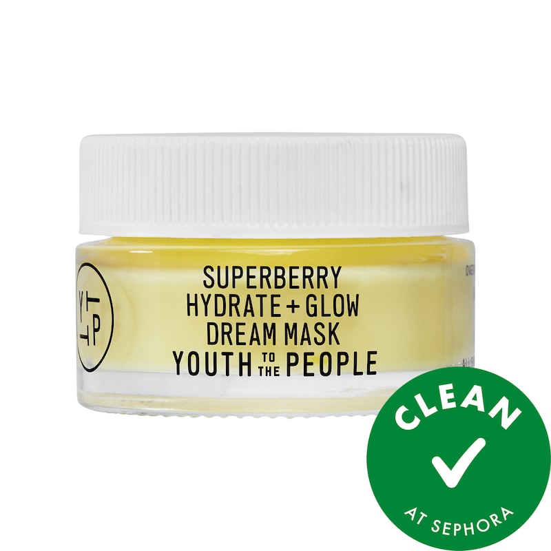 Mini Superberry Hydrate + Glow Dream Night Cream + Mask with Vitamin C
