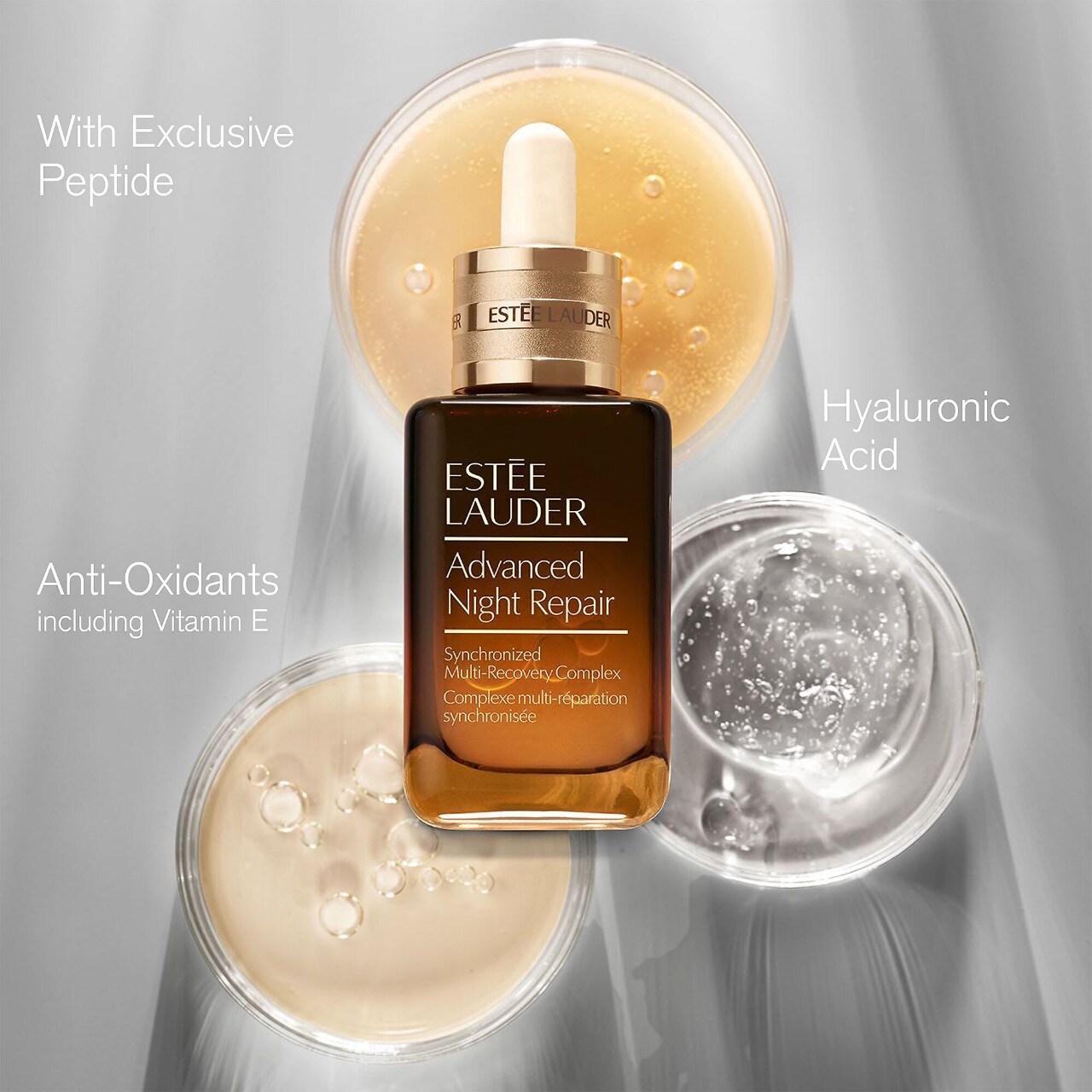 Дуэт сывороток Estée Lauder Advanced Night Repair Synchronized с гиалуроновой кислотой — фото 4