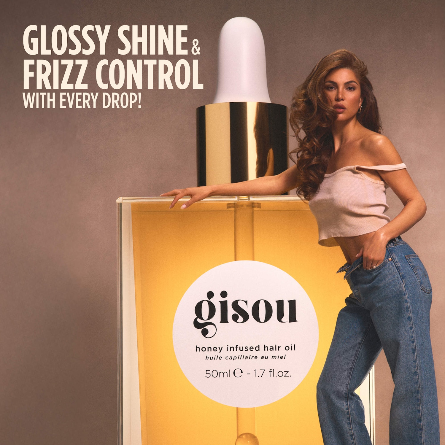 Mini Honey Infused Hair Oil - Gisou | Sephora