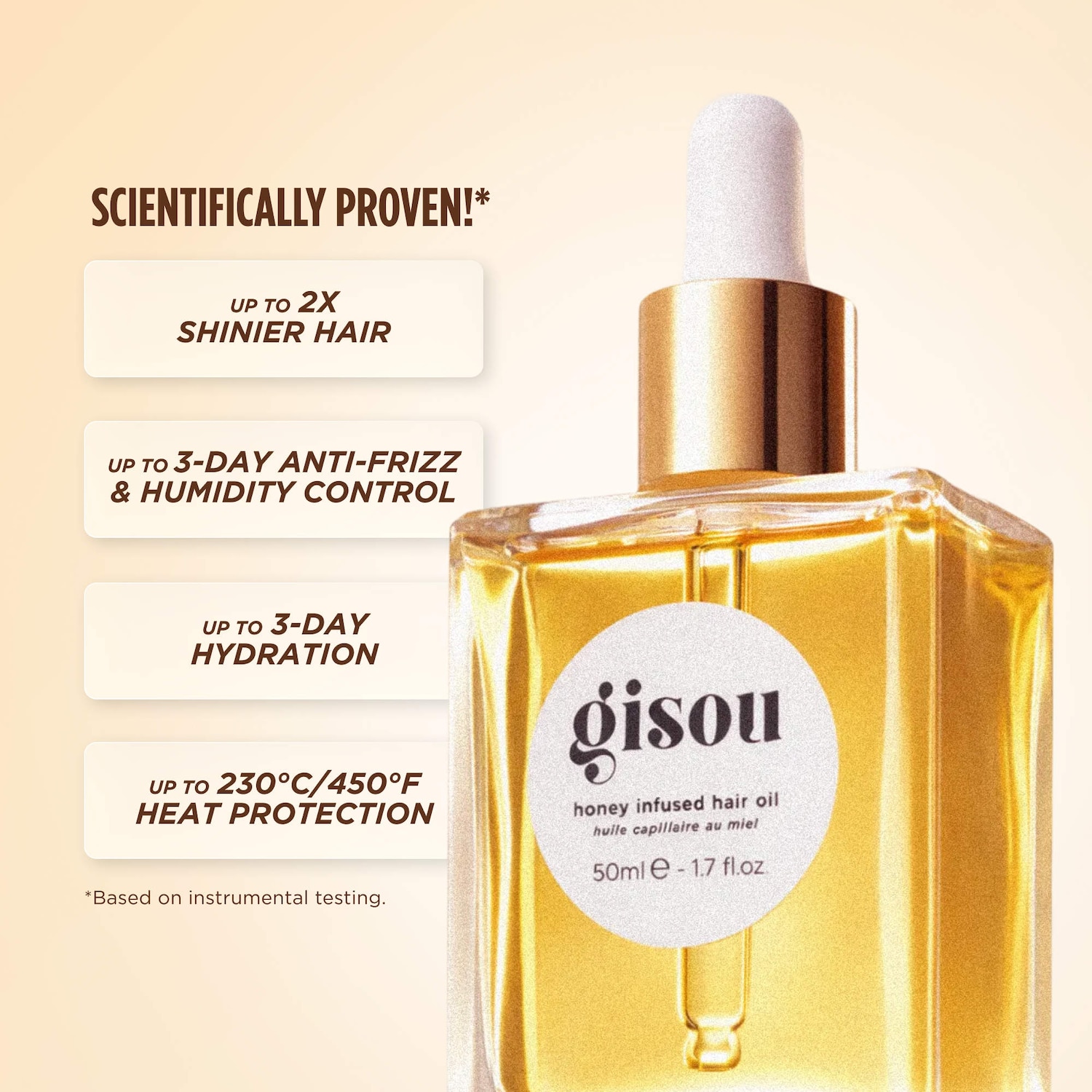 Mini Honey Infused Hair Oil - Gisou | Sephora