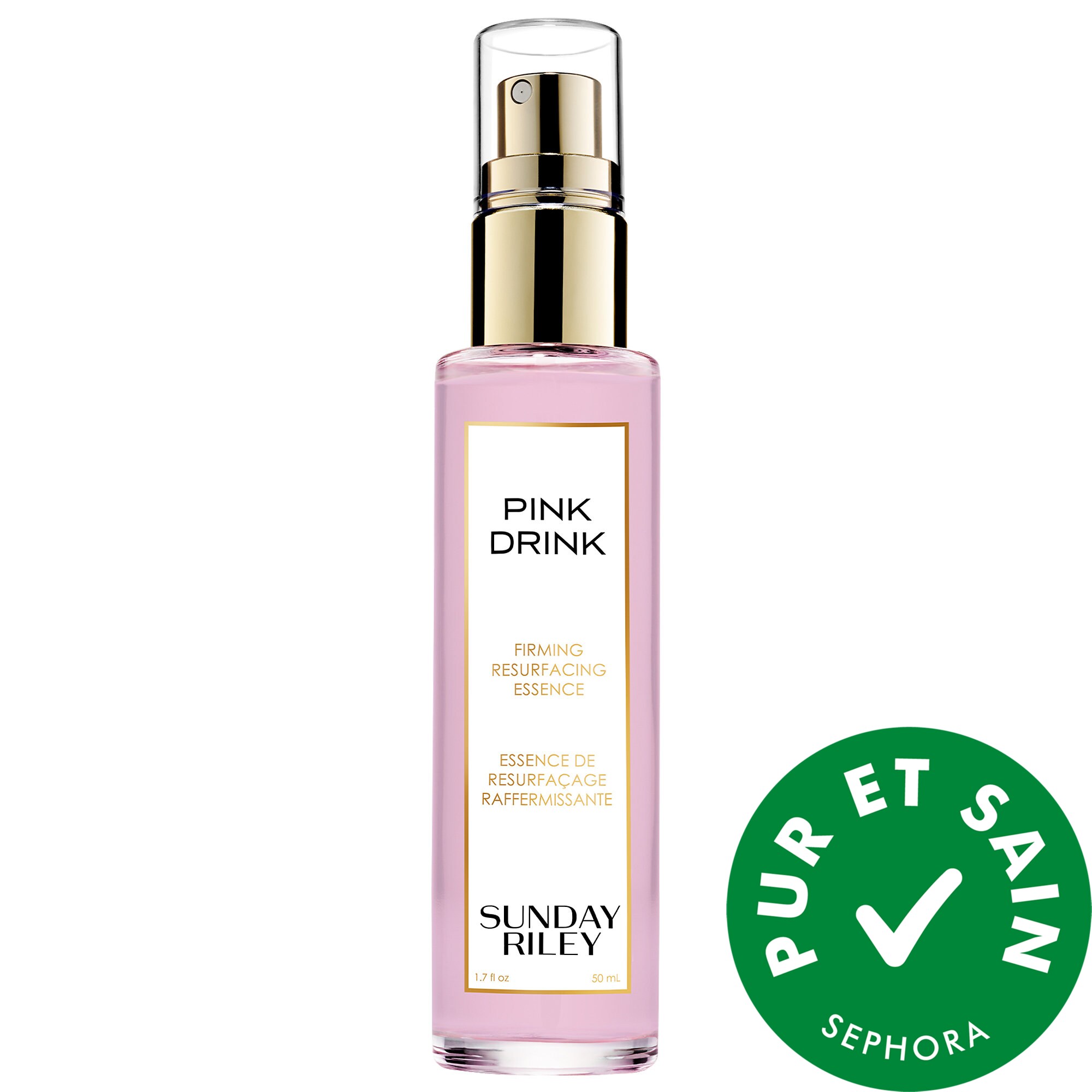 Sunday Riley Brume pour le visage régénératrice à base de peptides Pink Drink null