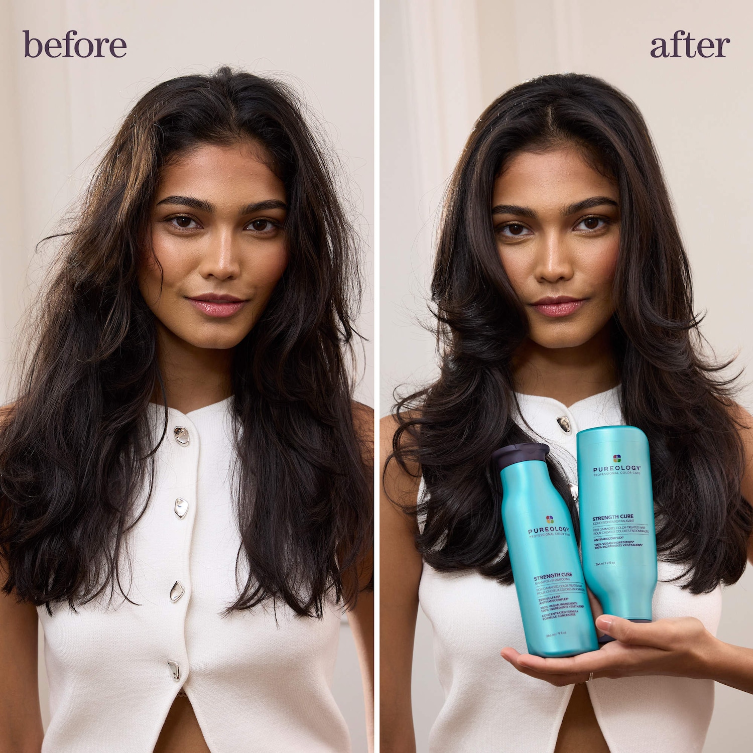 Revitalisant pour cheveux abîmés Strength Cure