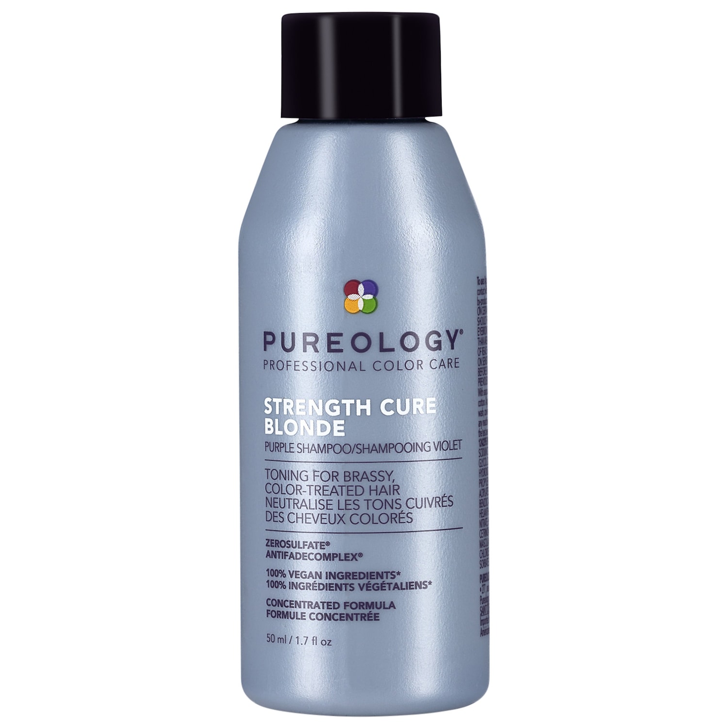 Мини-фиолетовый шампунь для блонда Pureology Strength Cure Blonde — фото 1