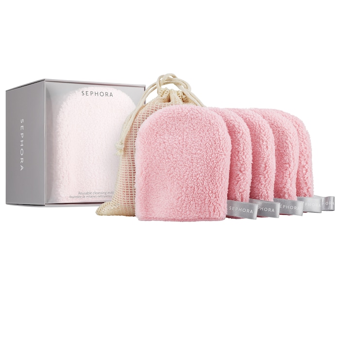Reusable Facial Cleansing Mitt Set