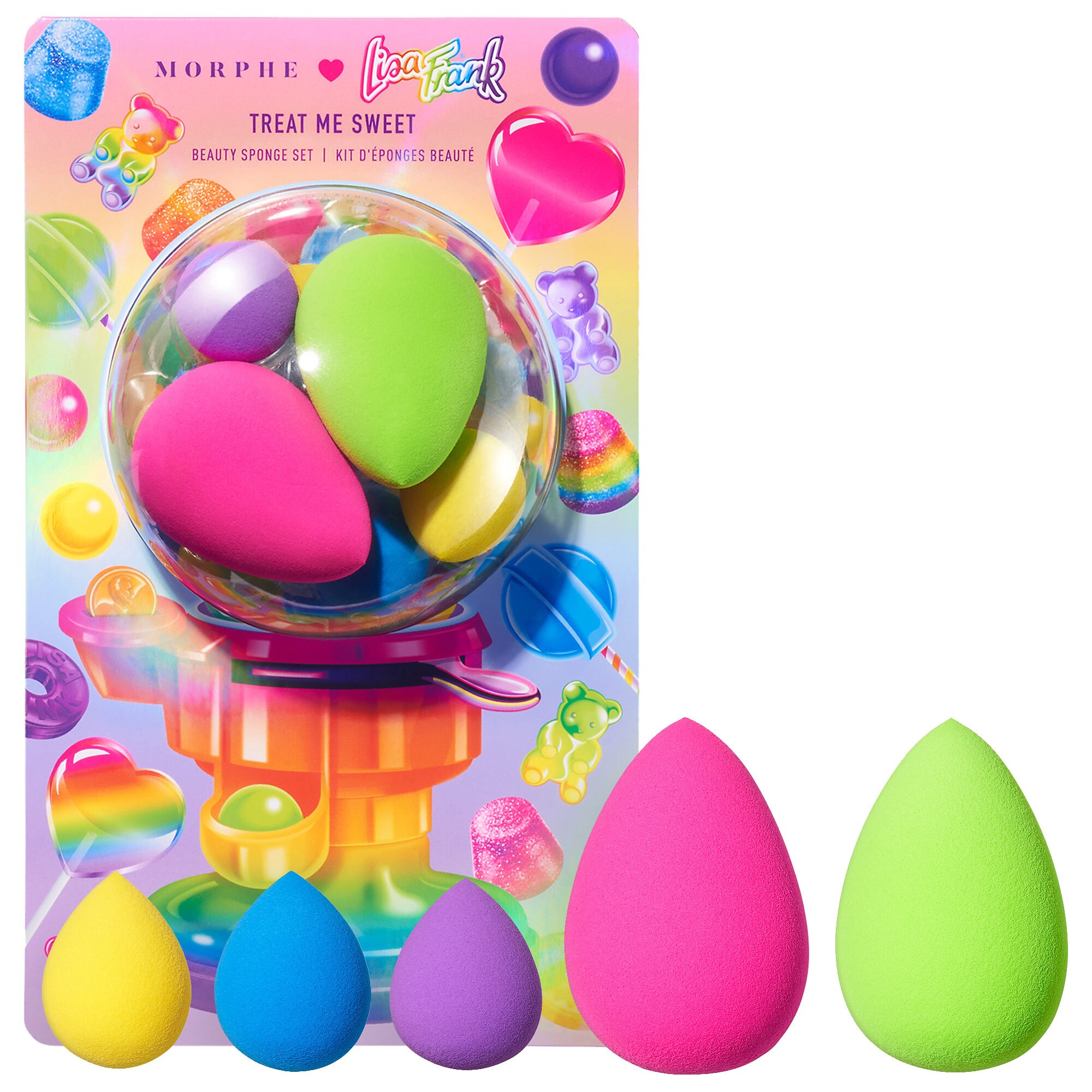 Morphe X Lisa Frank Treat Me Sweet Beauty Sponge Set Morphe Sephora