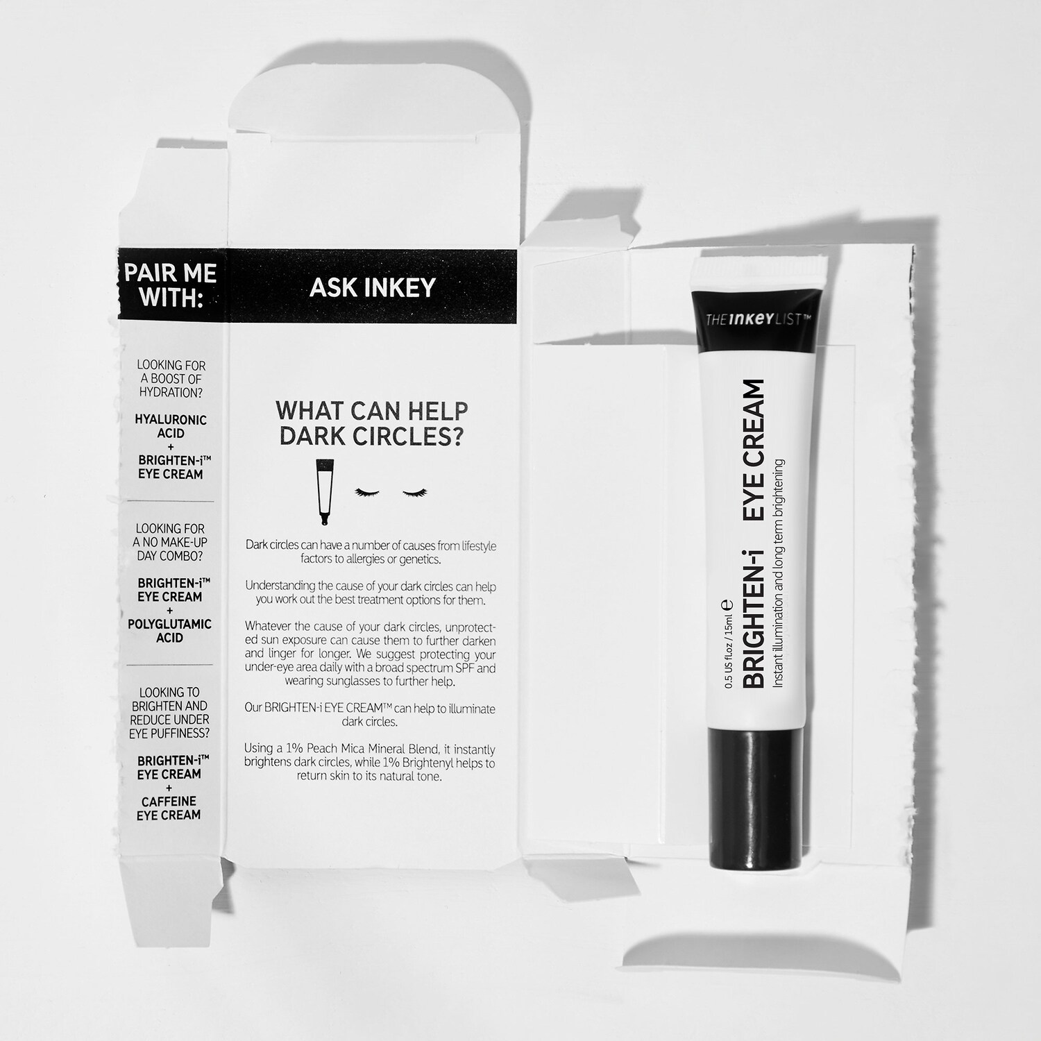 brighten eye cream the inkey list