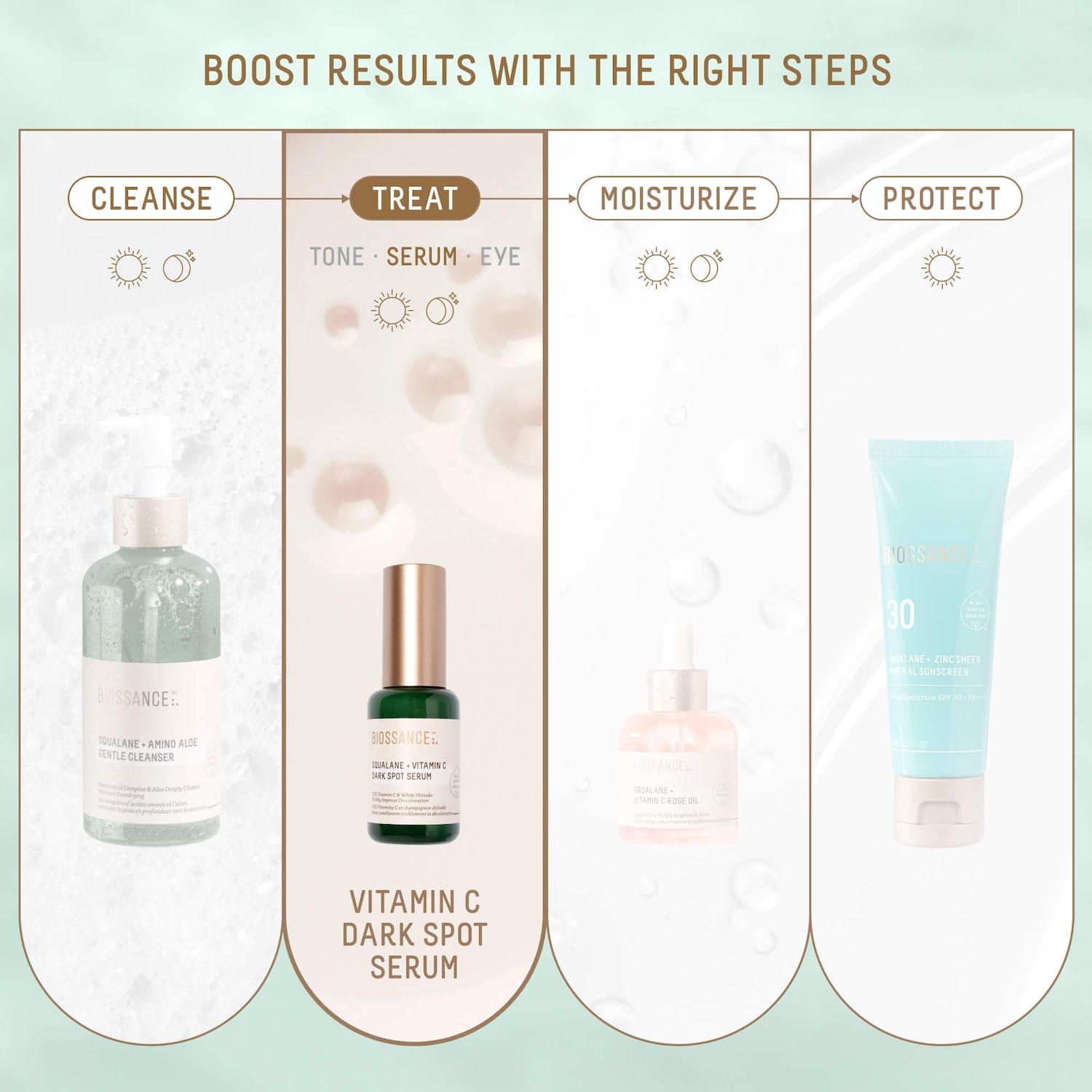 Squalane + 10% Vitamin C Dark Spot Serum - Biossance | Sephora
