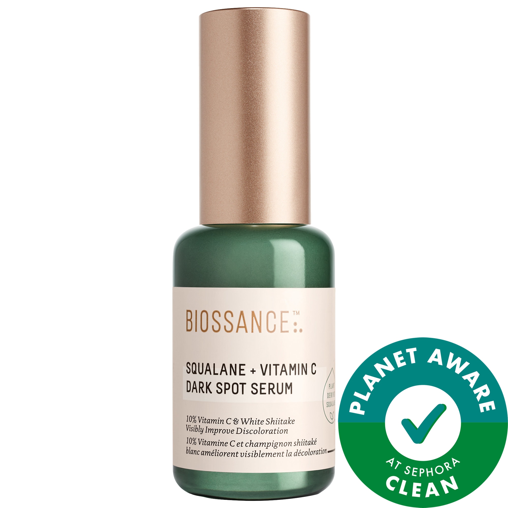 Biossance 10% Vitamin C Dark Spot Serum + Squalane 1.0 oz/ 30 mL