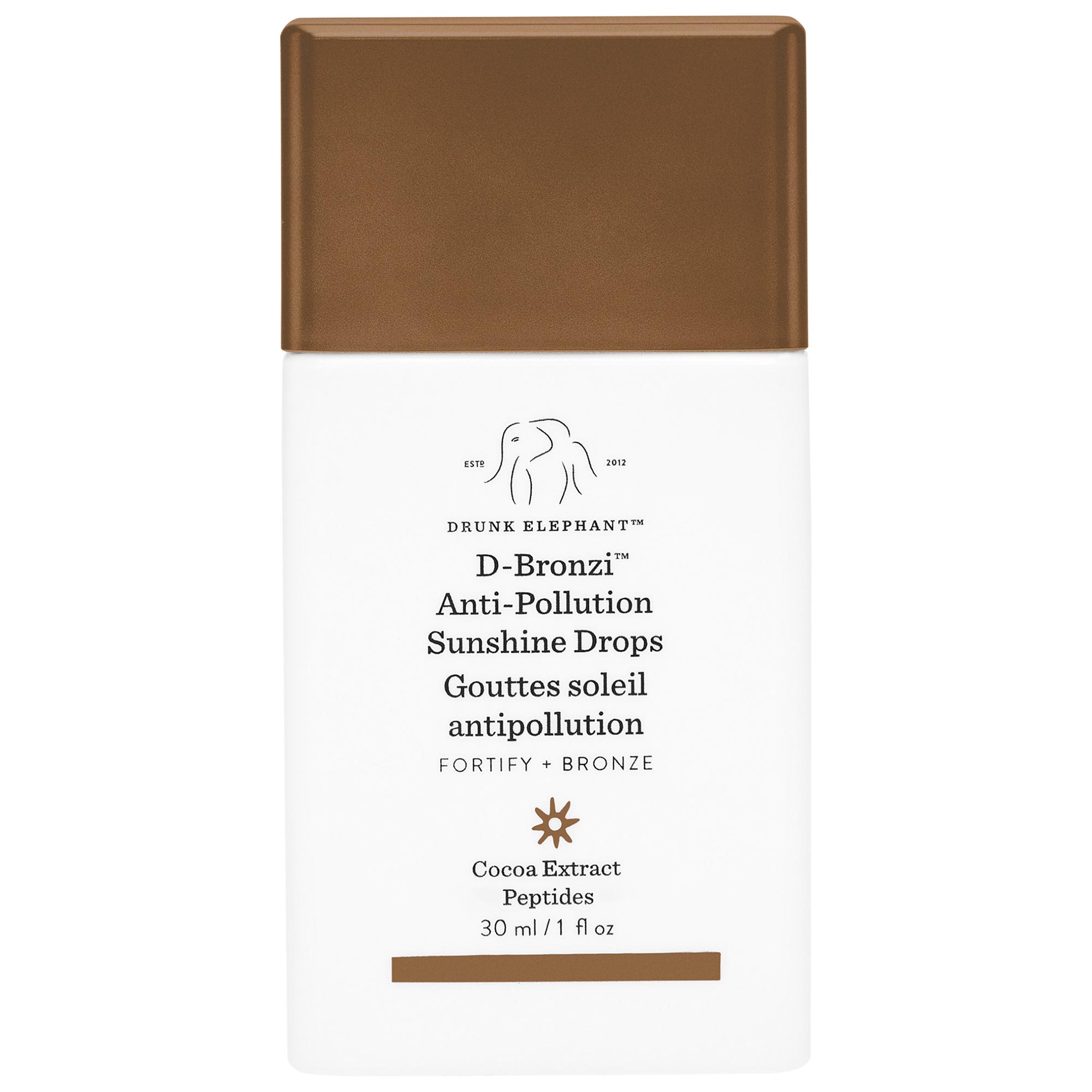 Drunk Elephant - Gouttes bronzantes D-Bronzi™ avec peptides
