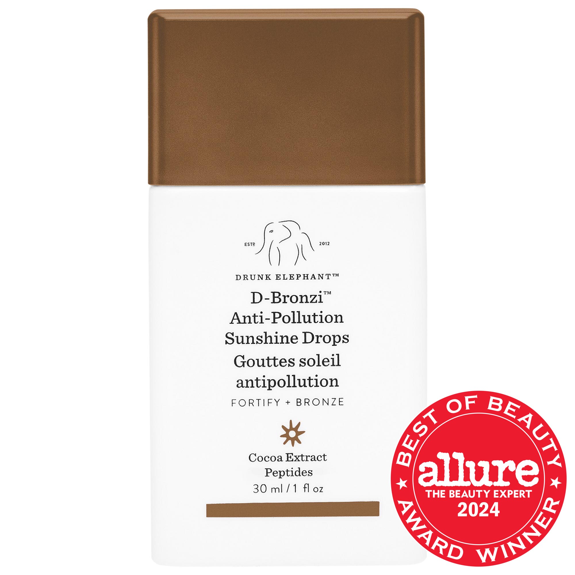 Drunk Elephant D-Bronzi™ Bronzing Drops with Peptides 1 oz/30 ml