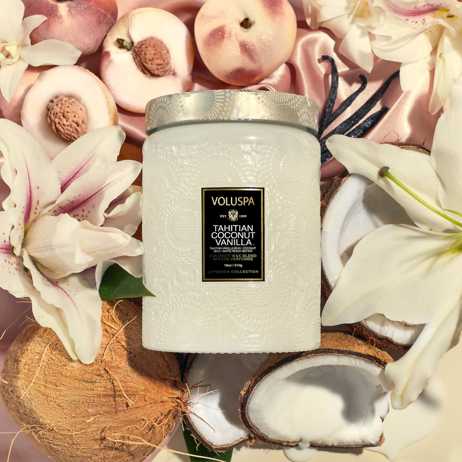 Voluspa Tahitian Coconut Vanilla Candle - Thumbnail 3