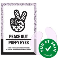 Peace Out - Timbres contour des yeux anti-gonflement à la caféine pour les yeux fatigués