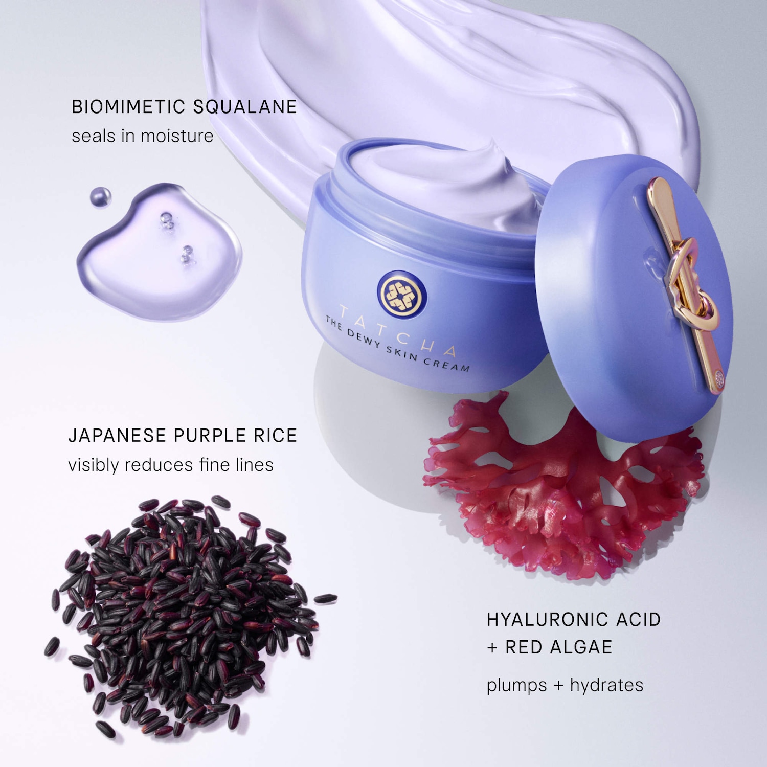 The Dewy Skin Cream Plumping & Hydrating Refillable Moisturizer