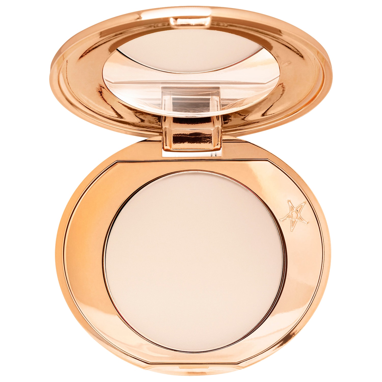 Мини-версия фиксирующей пудры со сменным блоком Charlotte Tilbury Airbrush Flawless Finish, цвет: 1 Fair — фото 1