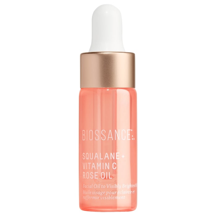 Squalane + Vitamin C Rose Oil Deluxe trial size 4 mL Biossance
