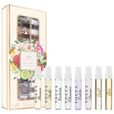 TOCCA - Mini Discovery Collection Set 8 x 0.05 oz/ 1.5 mL