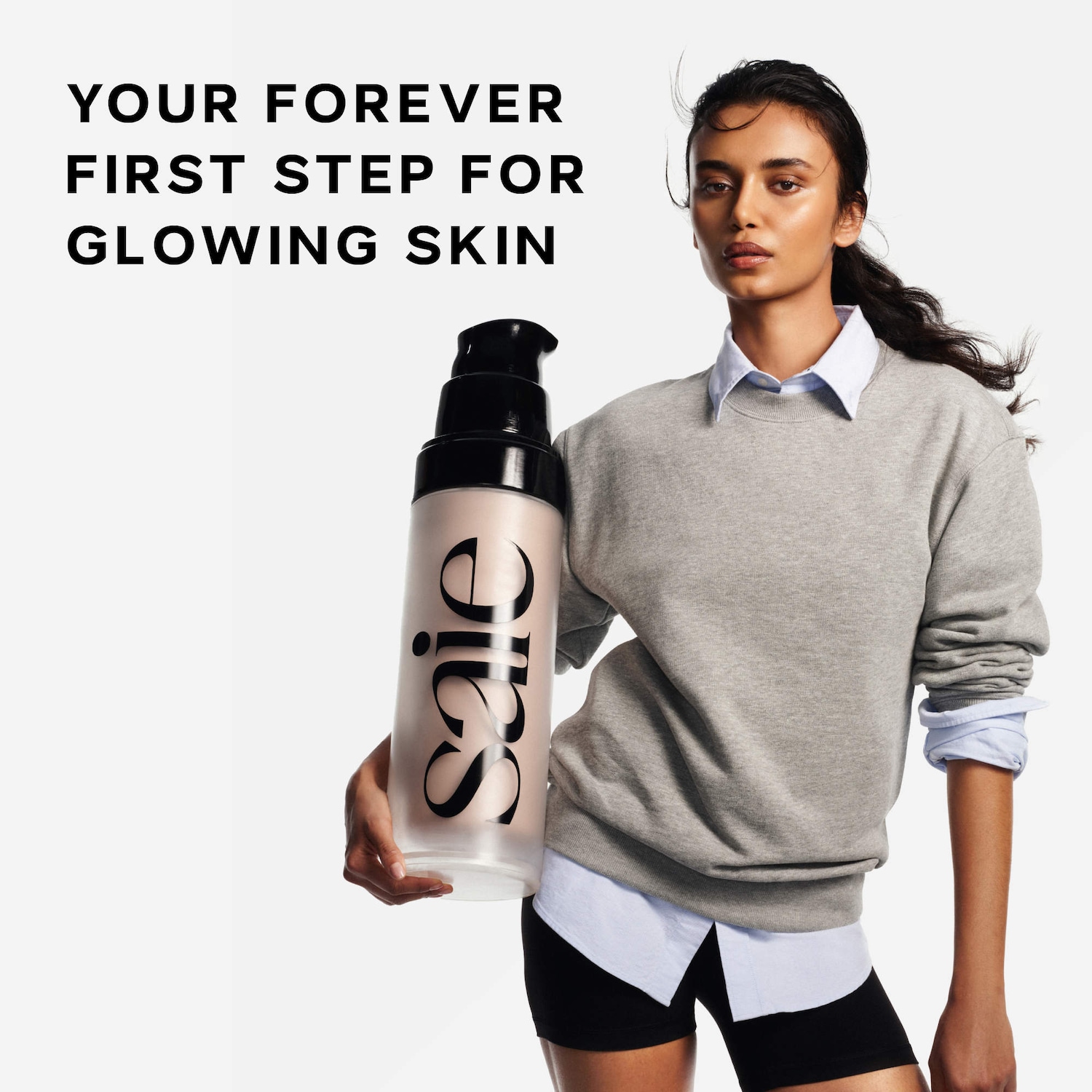 Saie Glowy Super Gel Lightweight Illuminating Serum | Sephora