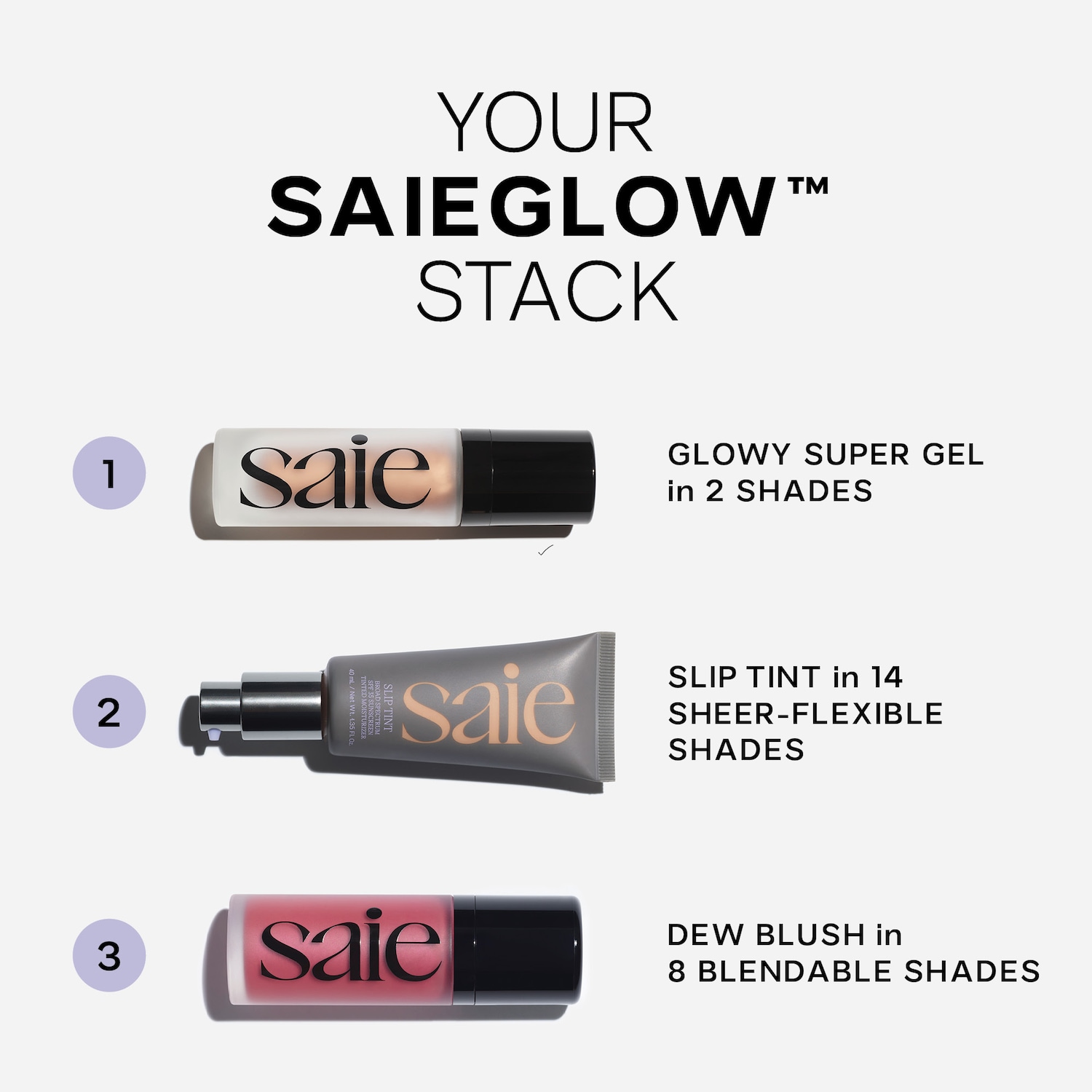 Saie Mini Glowy Super Gel Lightweight Dewy Multipurpose Illuminator 15ml main image 0