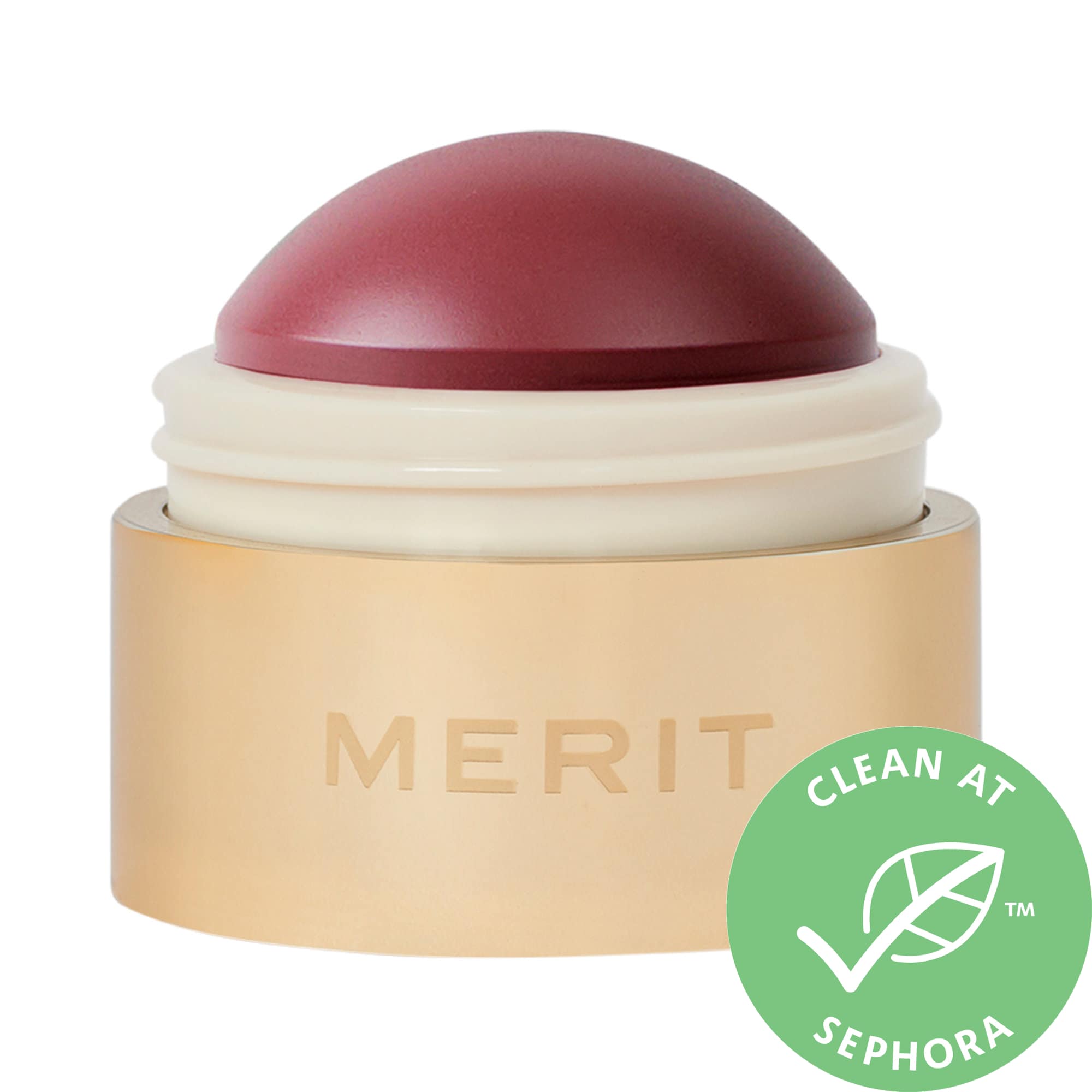Merit Flush Balm Cream Blush Raspberry Beret 0.31 oz/ 9 G ModeSens