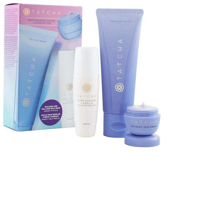 Dewy Double Cleanse + Hydrate Trio Tatcha Sephora
