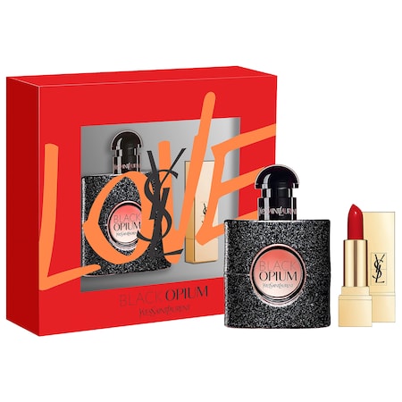 Black Opium & Rouge Volupte Shine Lipstick Mini Set