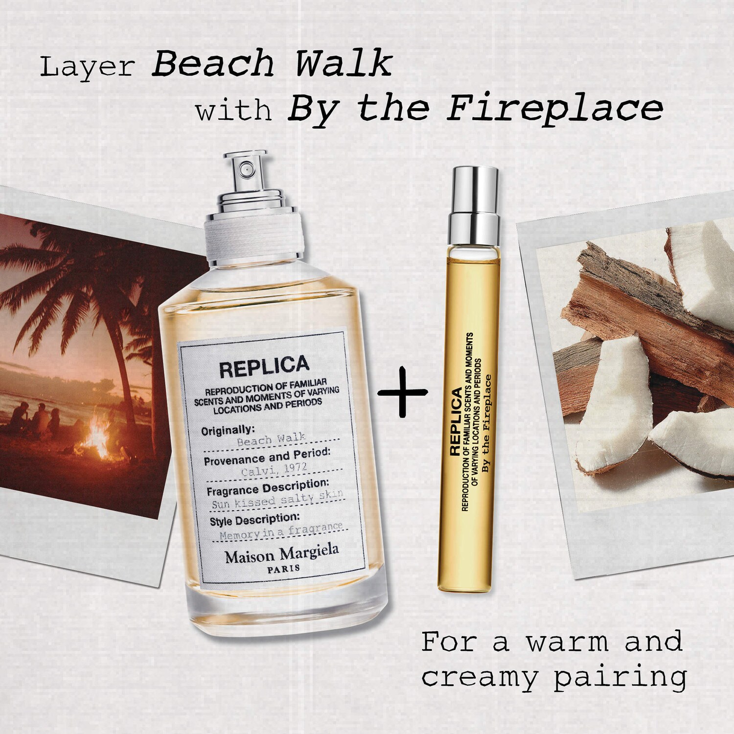 'REPLICA' Beach Walk Eau de Toilette with Coconut Milk & Musk