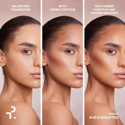 PATRICK TA - Major Sculpt Crème Contour & Powder Bronzer Duo She's Sculpted 0.24 oz crème and 0.23 oz powder / 6.8 g crème and 9 g powder PATRICK TA Major Sculpt Crème Contour & Powder Bronzer Duo allure 2024 Best of Beauty Award Winner