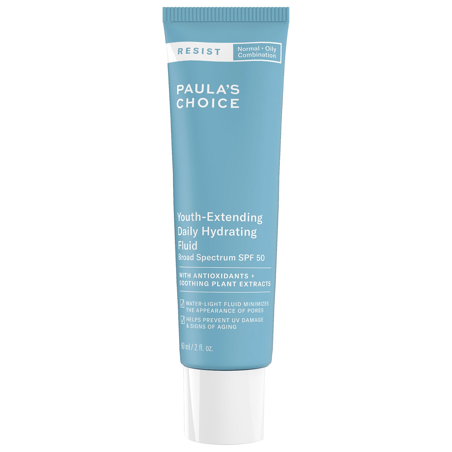 Увлажняющий ежедневный флюид SPF 50 Paula's Choice Resist для продления молодости кожи — фото 1