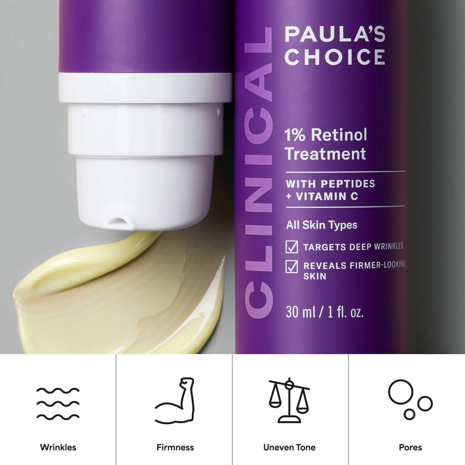 ブースター・導入液 PAULA'S CHOICE 1% Retinol Treatment 30ml Paula's Choice CLINICAL 1% Retinol Treatment (1 fl. oz.) | Dermstore