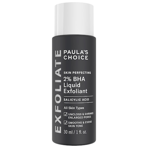 Мини-отшелушивающий тоник Paula's Choice Skin Perfecting с 2% BHA для чистой кожи