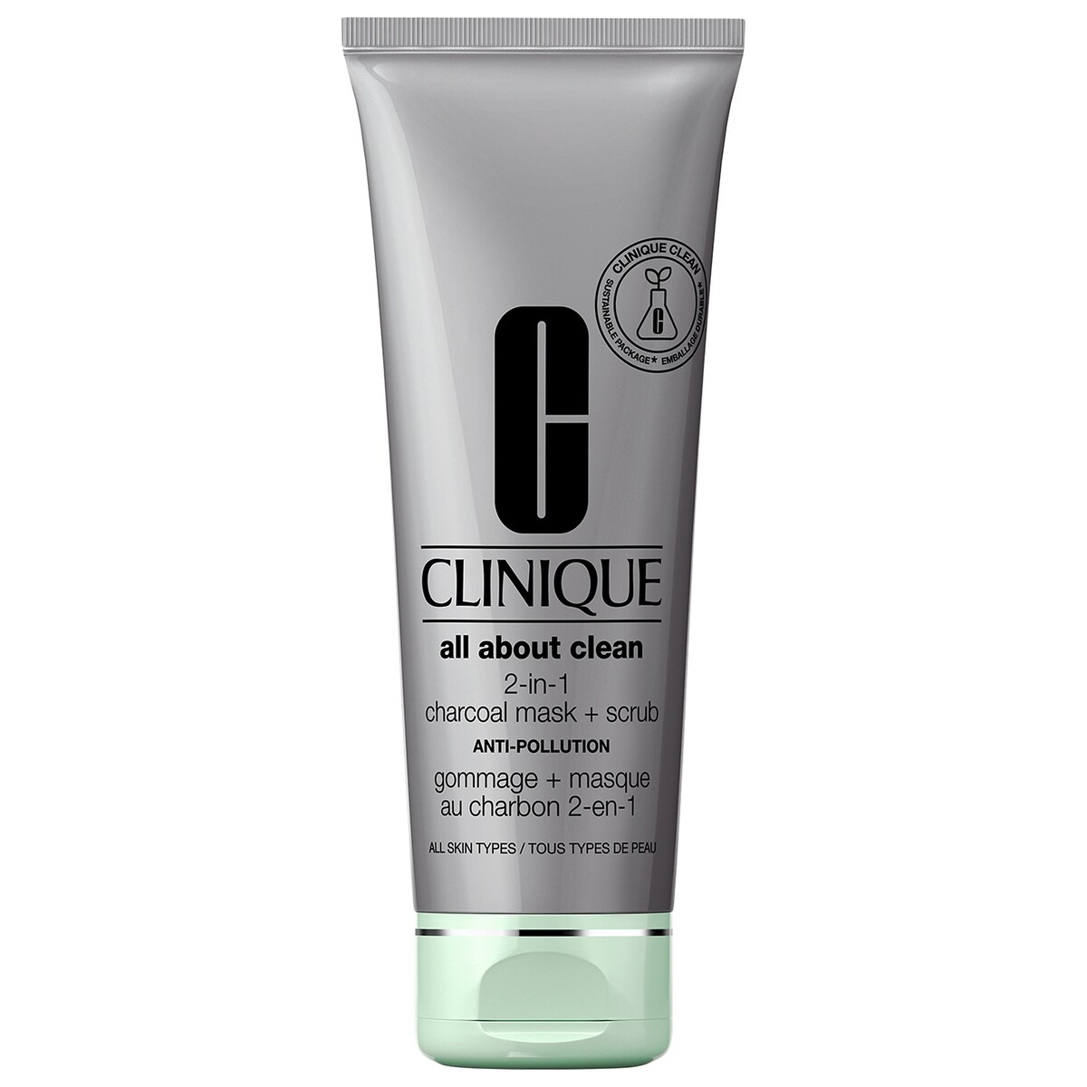 All About Clean 2-in-1 Charcoal Face Mask + Scrub Exfoliator