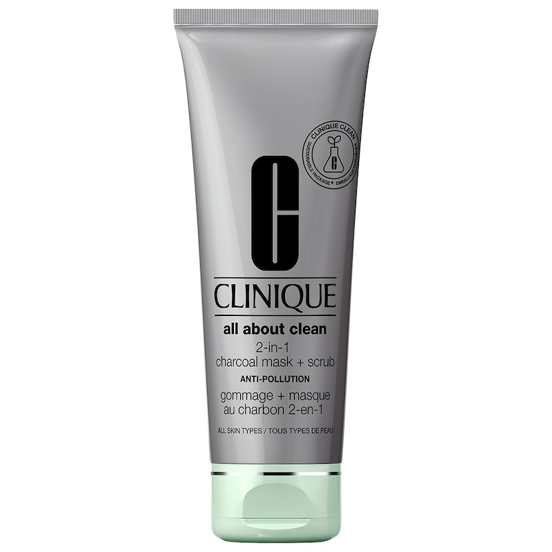 All About Clean™ 2-in-1 Charcoal Face Mask + Scrub Exfoliator